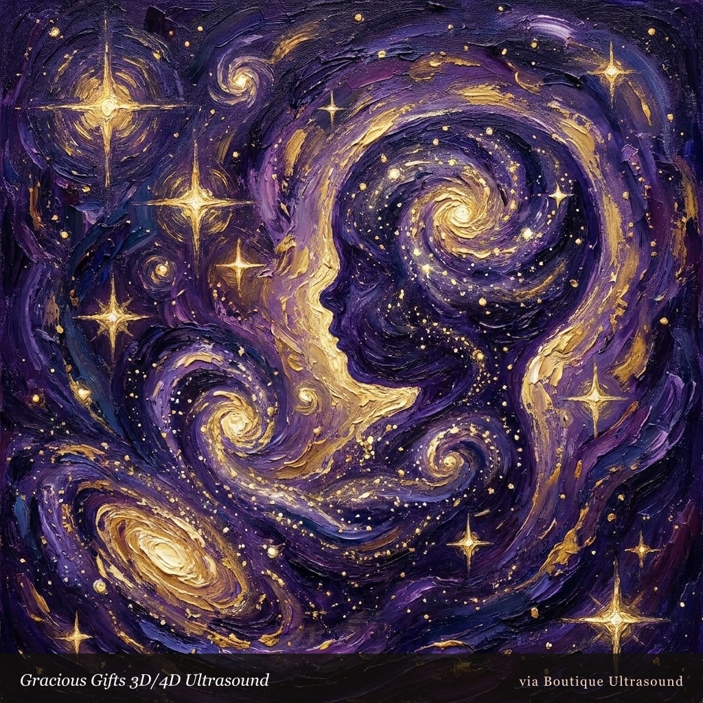 Starry Night painterly interpretation